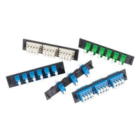 OCC 6112DLCAPC Fiber Adapter Plate, 12-Port (Dual LC 6), 62.5 or 50 Micron (OM2) Multimode/Singlemode, Metal Sleeve