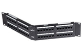 OCC DCC2488/110A5E-R Network Patch Panel, PP 24 Port A5E T568B/T568A