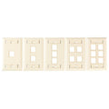 OCC DP0200 Double-Gang Wall Plate, 2 UMJ, Electric Ivory