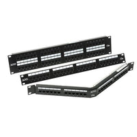 OCC PP1288/110A5E-R 12-Port Wall Mount Patch Panel, 568A/B Wired