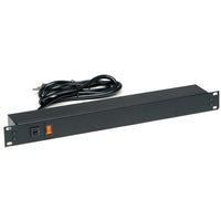 OCC PS115 19" Rack Mount Power Panel with Surge, 115VAC 15A, 12-Outlets