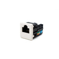 OCC UMJA609V Keystone Jack, CAT6, Yellow Bezel