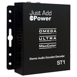 Just Add Power ST1 3G Ultra Series Stereo Gigabit PoE Sound Transceiver, 10W PoE (Previous VBS-HDIP-ST1)