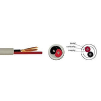 Kramer BC-2S-300M BC2S Series 16AWG Speaker Bulk Cable, Twister Pair, 984', White