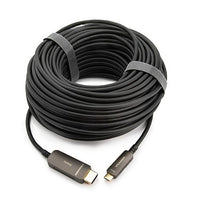 Kramer 97-044000066 CP-AOCU/CH Active Optical Plenum Rated USB-C to HDMI Cable, 66'