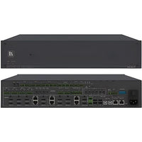 Kramer VS-84UTAll–in–One Presentation System with 8x4 4K 60 4:2:0 HDMI / HDBaseT 2.0 Matrix Switching, Master Room Controller, PoE and Power Amplifier