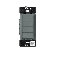 Lutron RRST-HN3RL-SL Sunnata RF 3-Button with Raise / Lower Hybrid Keypad for RA3 Systems; 150W LED; Neutral Required; Single Pole; 120V; Slate