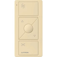 Lutron PJ2-3BRL-GIV-F01 Pico Smart Remote for Fan Control; 3-Button Raise / Lower with Preset Button; Ivory