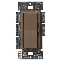 Lutron DVSCCL-153P-EP Diva LED+ Dimmer Switch; 150W LED; Single Pole / 3-Way; No Neutral Required; 120V; Espresso