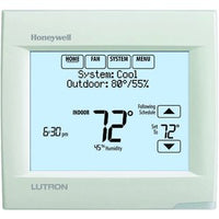 Lutron L-HWLV2-WIFI Wireless Thermostat; Powered by Honeywell; Works with the Lutron App (Caseta / RA2 Select / RA3); White