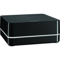 Lutron L-REPPRO-BL Wireless Repeater; Works with RA2 Select / RA3 Systems; Extends RF Range 30'; Clear Connect Type A; DC Adapter Included; Black