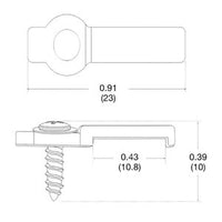 Lutron LU-MK1 Mounting Clips for Lumaris Tunable White LED Tape Light; Wireless Clear Connect Type X