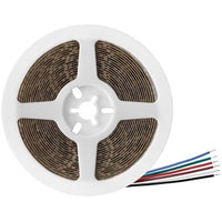 Lutron LU-T05-RT-IN Lumaris RGB+ Tunable White LED Tape Light; 5-Channel RGB and CCT: 1800-4000K; 16.4' (5m) reel; 0.1% Dim