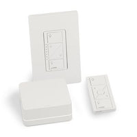 Lutron P-BDGPRO-PKG1W Caseta Smart Dimmer Switch Kit: Includes Pro Smart Hub; Original In-Wall Dimmer Switch; Pico Remote and More; White