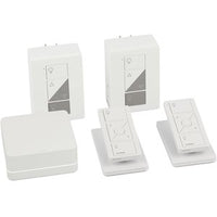 Lutron P-BDG-PKG2P Caseta 2-Pack Smart Lamp Dimmer Kit: Includes Smart Hub; 2 Plug-In Lamp Dimmers; 2 Pico Remotes; and 2 Pedestals; White