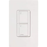Lutron PD-5WS-DV-WH Caseta In-Wall Smart Switch PRO; No Neutral Required; 5A Lighting or 3A General Fan Load; 120 / 277V; Single Pole / 3-Way; PD-5WS-WH; White