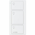 Lutron PJ2-3B-GWH-L01 Pico 3-Button Light Icon Remote - (White | Gloss)