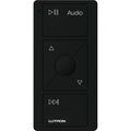 Lutron PJ2-3BRL-GBL-A02 Pico Audio Remote - (Black | Gloss)