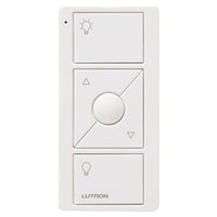 Lutron PJ2-3BRL-WH-L01R Original Pico Smart Remote for Light Control; 3-Button Raise / Lower with Preset Button; PJ2-3BRL-GWH-L01R; White