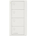 Lutron PJ2-4B-GWH-L31 Pico 4-Button 3-Preset Light Icon Remote - (White | Gloss)