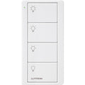 Lutron PJ2-4B-TSW-L31 Pico 4-Button 3-Preset Light Icon Remote - (Snow | Satin)