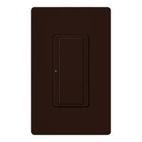 Lutron RRD-8ANS-BR Maestro RF Switch; Works with RA2Select / RA3; 8A Light / 5.8A Motor; Single Pole / Multi-Location; Neutral Required; 120V; Brown