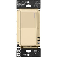 Lutron RRST-8ANS-IV Sunnata RF Neutral Switch for RA3 Systems; 8A; Single Pole / Multi-Location; Neutral Required; 120V; Ivory