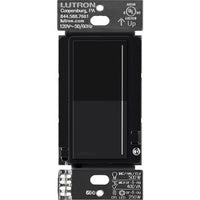 Lutron RRST-PRO-N-BL Sunnata RF PRO LED+ Touch Dimmer for RA3 Systems; Phase Selectable; LED /  ELV /  MLV; Neutral Required; 120V; Black