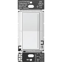 Lutron RRST-PRO-N-WH Sunnata RF PRO LED+ Touch Dimmer for RA3 Systems; Phase Selectable; LED /  ELV /  MLV; Neutral Required; 120V; White