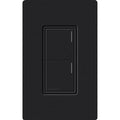 Lutron RRST-W2B-MN Sunnata RF 2-Button Wall Keypad for RA3 Systems; Neutral Required; 120-277V; Midnight