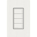Lutron RRST-W4B-GL Sunnata RF 4-Button Wall Keypad for RA3 Systems; Neutral Required; 120-277V; Glacier White