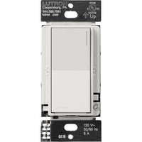 Lutron RRST-8ANS-LG Sunnata RF Neutral Switch for RA3 Systems; 8A; Single Pole / Multi-Location; Neutral Required; 120V; Lunar Gray