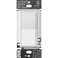 Lutron RRST-PRO-N-SW Sunnata RF PRO LED+ Touch Dimmer for RA3 Systems; Phase Selectable; LED /  ELV /  MLV; Neutral Required; 120V; Snow White