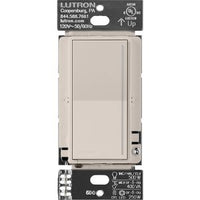 Lutron RRST-PRO-N-TP Sunnata RF PRO LED+ Touch Dimmer for RA3 Systems; Phase Selectable; LED /  ELV /  MLV; Neutral Required; 120V; Taupe