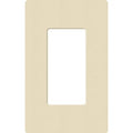Lutron SC-1-SD Claro 1 Gang Wall Plate for Decorator-Style Dimmers; Switches; and Outlets; Satin Finish; Sand