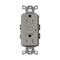 Lutron SCR-15-GFST-CS Claro 15A Tamper Resistant GFCI Duplex Receptacle; Decorator-Style Outlet; Self-Testing; Satin Finish; Cobblestone