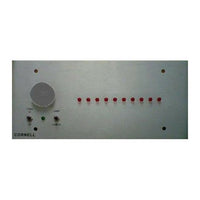 Cornell A-4010M/AT Annunciator 10 Light Dual