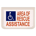 Cornell SN-B42D Electric Rescue Assistance Double-Sided Sign with Battery Backup