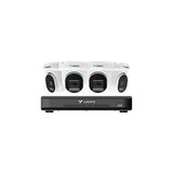 Luminys K54-4L1A2 LumiLuxLite IP Kit, Includes 4-Channel 5MP NVR with 2TB HDD and (4) 5MP LumiLuxLite Turret Camera