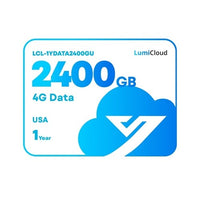 Luminys LCL-1YDATA2400GU LumiCloud 4G Data 2400GB USA Data Plan, 1-Year