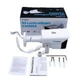 Luminys N3B-4LA2 N3 Series LumiLuxSmart 4MP Bullet IP Camera, 2.8mm Lens, IR and White-Light LEDs, Black