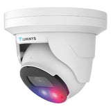 Luminys N5T-8DA2 8MP IP LumiDeterrent Turret Camera, 2.8mm Fixed Lens