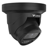 Luminys N5T-8LA2B 8MP IP LumiLuxSmart Turret Camera, 2.8mm Fixed Lens, LumiPower, Black