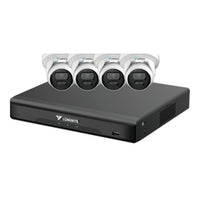 Luminys K54-4D1A2 LumiDeterrent Bundle, 4-Channel 8MP NVR and (4) 5MP Turret Cameras