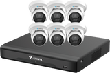Luminys K56-8D1A2 LumiDeterrent Bundle, 8-Channel 8MP NVR and (6) 5MP Turret Cameras