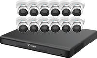 Luminys K5T-16D2A4 LumiDeterrent Bundle, 16-Channel 8MP NVR and (12) 5MP Turret Cameras