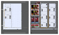 LifeSafety Power FPO150/250-2D8P2M8NLCE8M1/P16-A Dual Voltage Access Power System, 16 Managed and 16 Aux Outputs, Networked, Panduit Enclosure, Gray