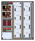 LifeSafety Power FPO150/250-2C84D8PE8M2/P16-A FPO Series 400W Dual Voltage Standard Power System, 120VAC, 16 Auxiliary Outputs, E8M2 Enclosure
