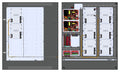 LifeSafety Power FPO150/250-C82D8E8M1/P16-A Dual-Voltage ProWire Unified Power System, 400W, C8 Lock Control Board, Dual D8 Auxiliary Boards, E8M1 Enclosure, P16-A Panduit Wiring