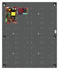 LifeSafety Power FPO75-C4E4 Unified Power System, 4 Lock, 4 Auxiliary Outputs, Dual Voltage, Gray